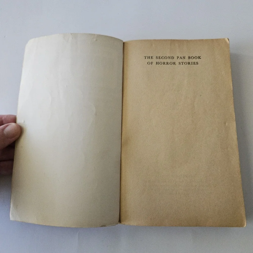 The Second Pan Book Of Horror Stories By Herbert van Thal 1962 Sixth Printing PB